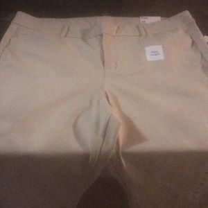 Old navy tan ankle pants